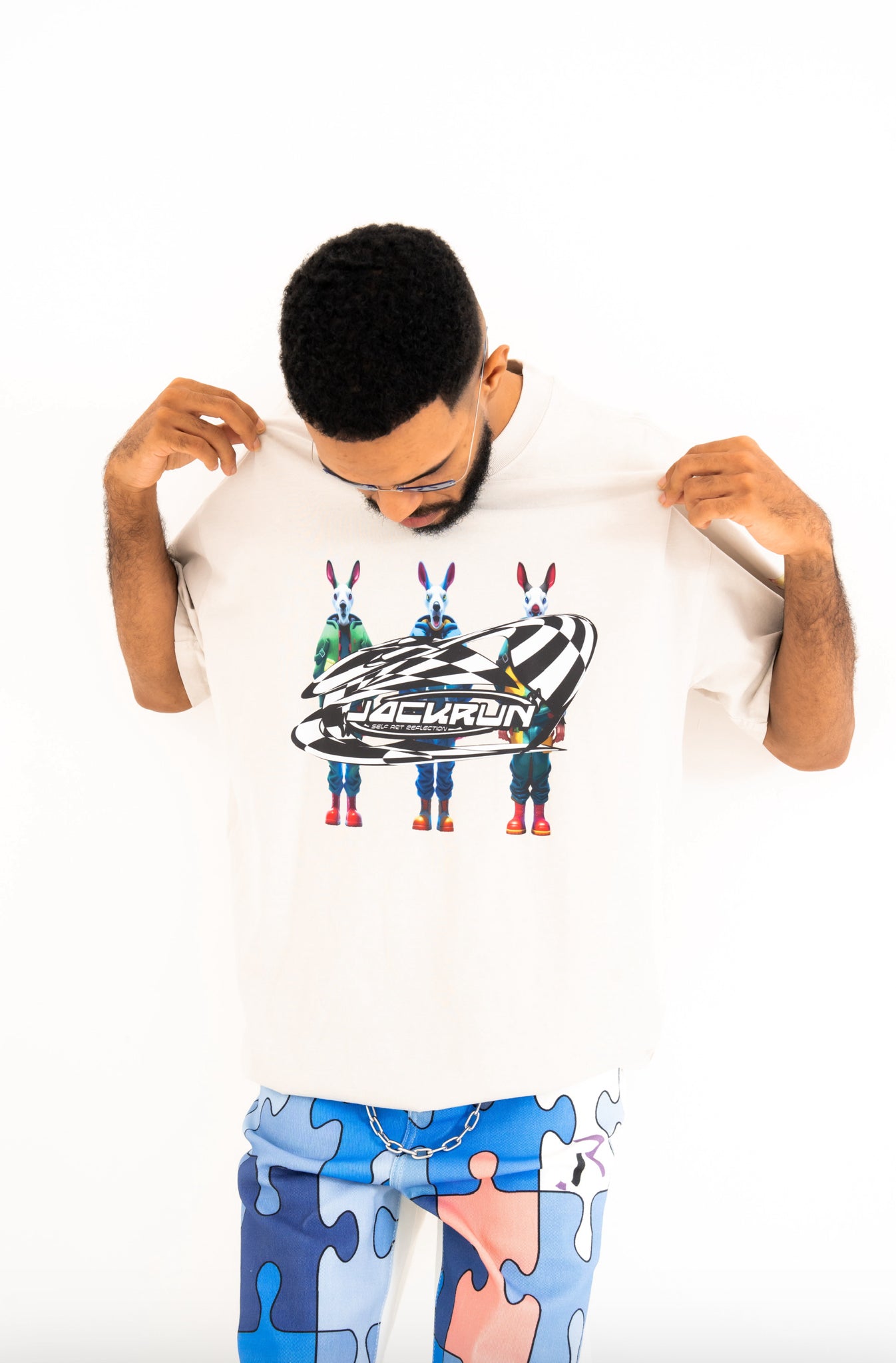 Reflekt Rabbits Oversized Tee